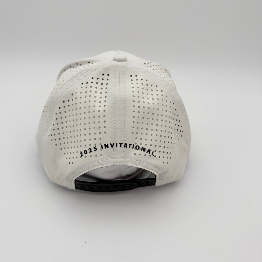 Branded Bills Lazy Bone Golf Club Rope Hat OSFM Off White Performance Snapback - Picture 5 of 9